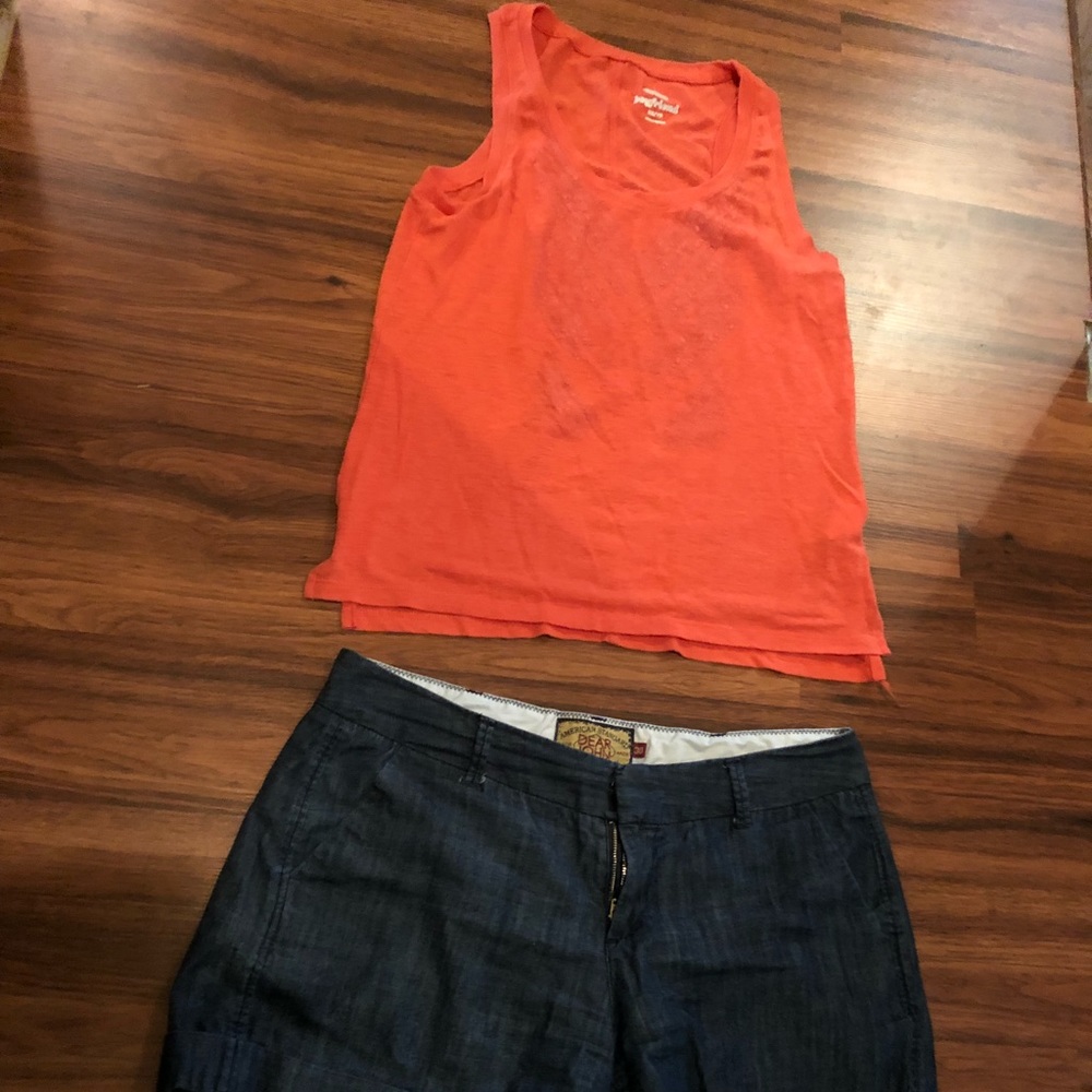 Blue shorts
